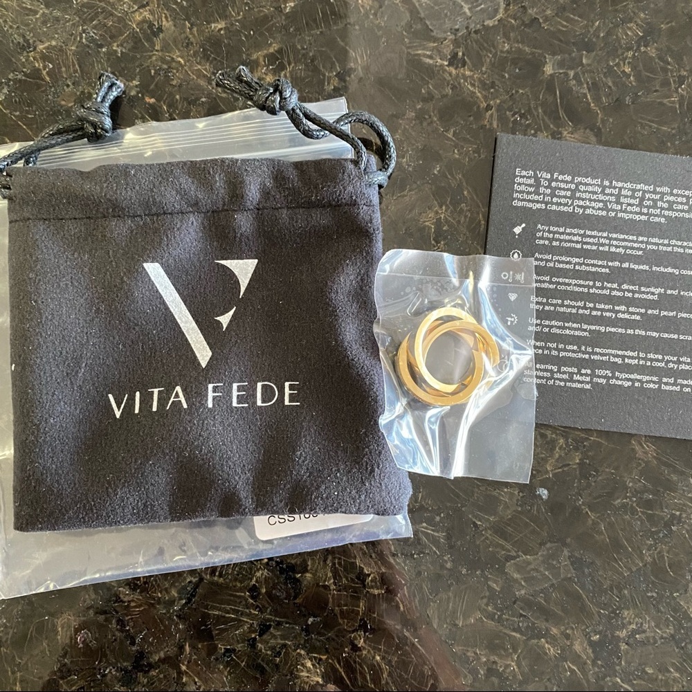 VITA FEDE Cassio Pave Ring msrp $250 - Picture 4 of 7